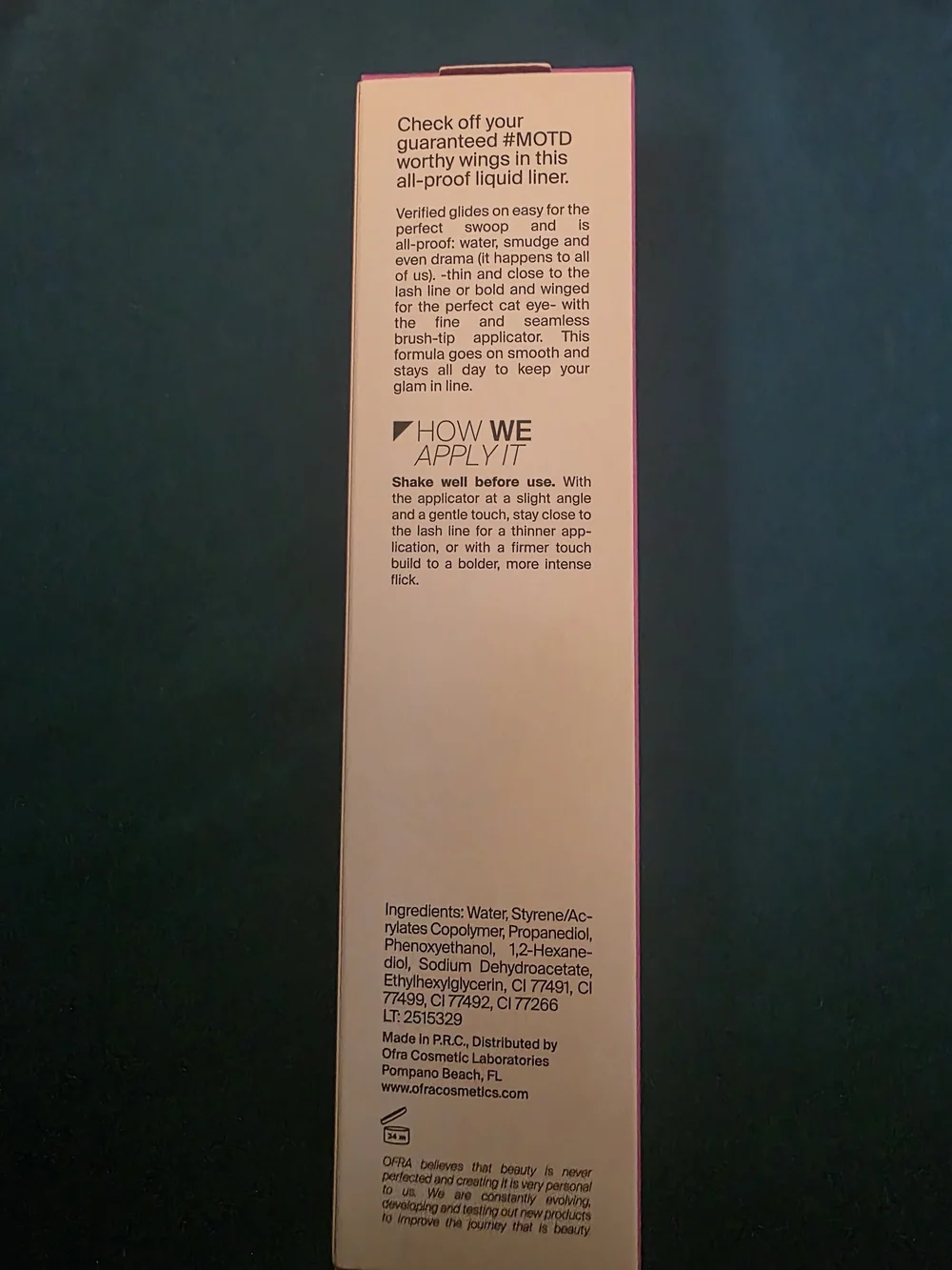 OFRA Verified Liquid Liner — Brown Eyeliner Pen